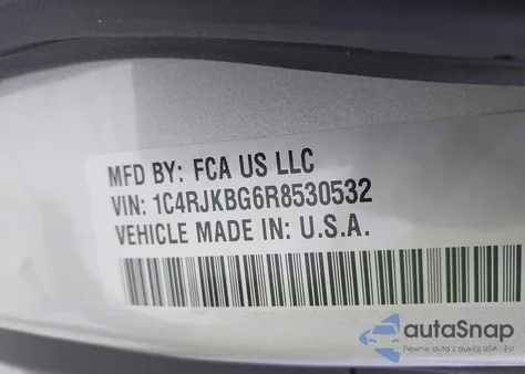 2024 Jeep Grand Cherokee L Limited 4X4 z USA, uszkodzony, nr VIN 1C4RJKBG6R8530532
